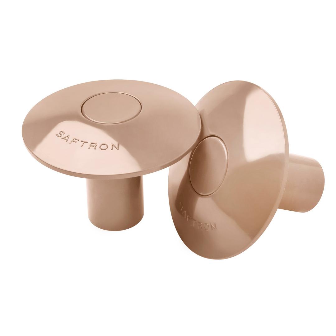 Saftron Polymer Anchor Socket Cover - Taupe 2 Pack