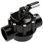 AquaStar FlowStar 2-Way Valve 1.5'' Socket x 2'' Spigot AV2W15C