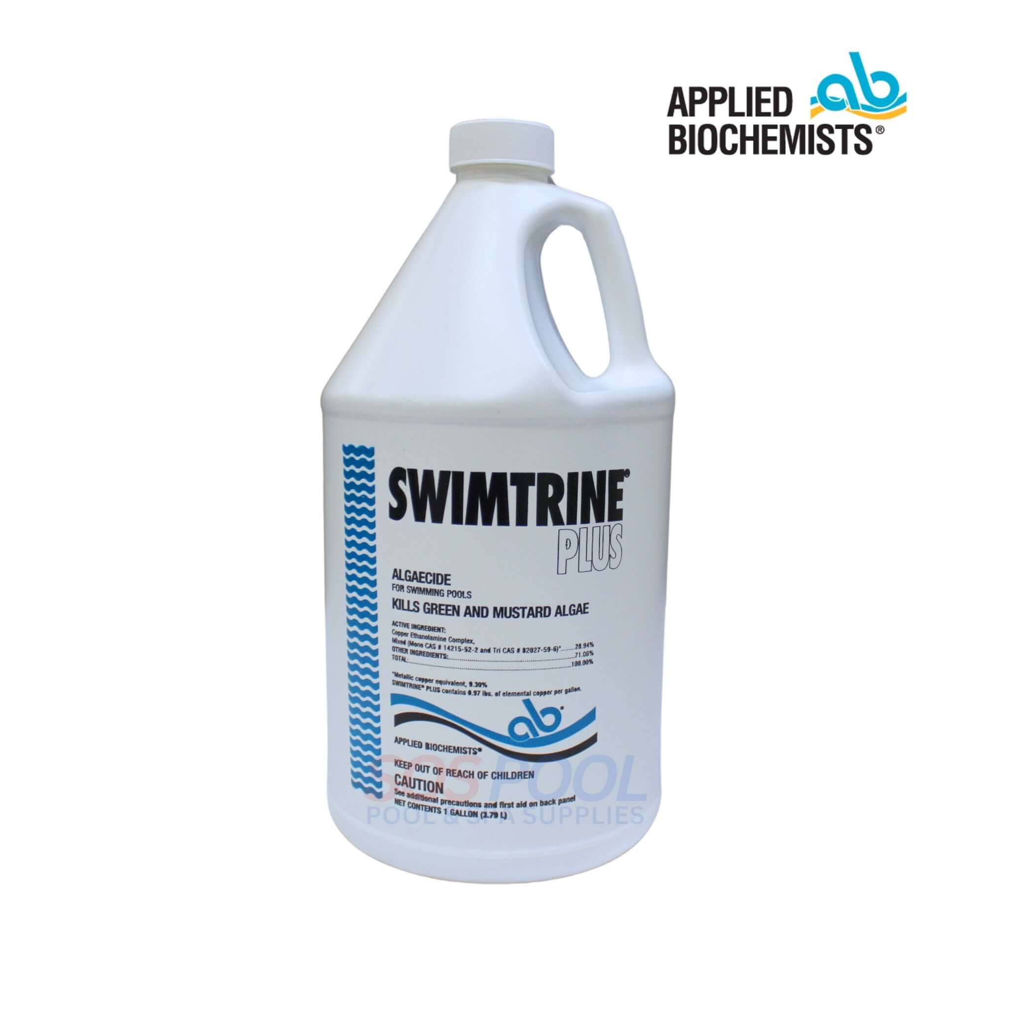 Applied Biochemists Swimtrine Plus Pool Algaecide | Green and Mustard Algae Remover | 1 Gal | 406104
