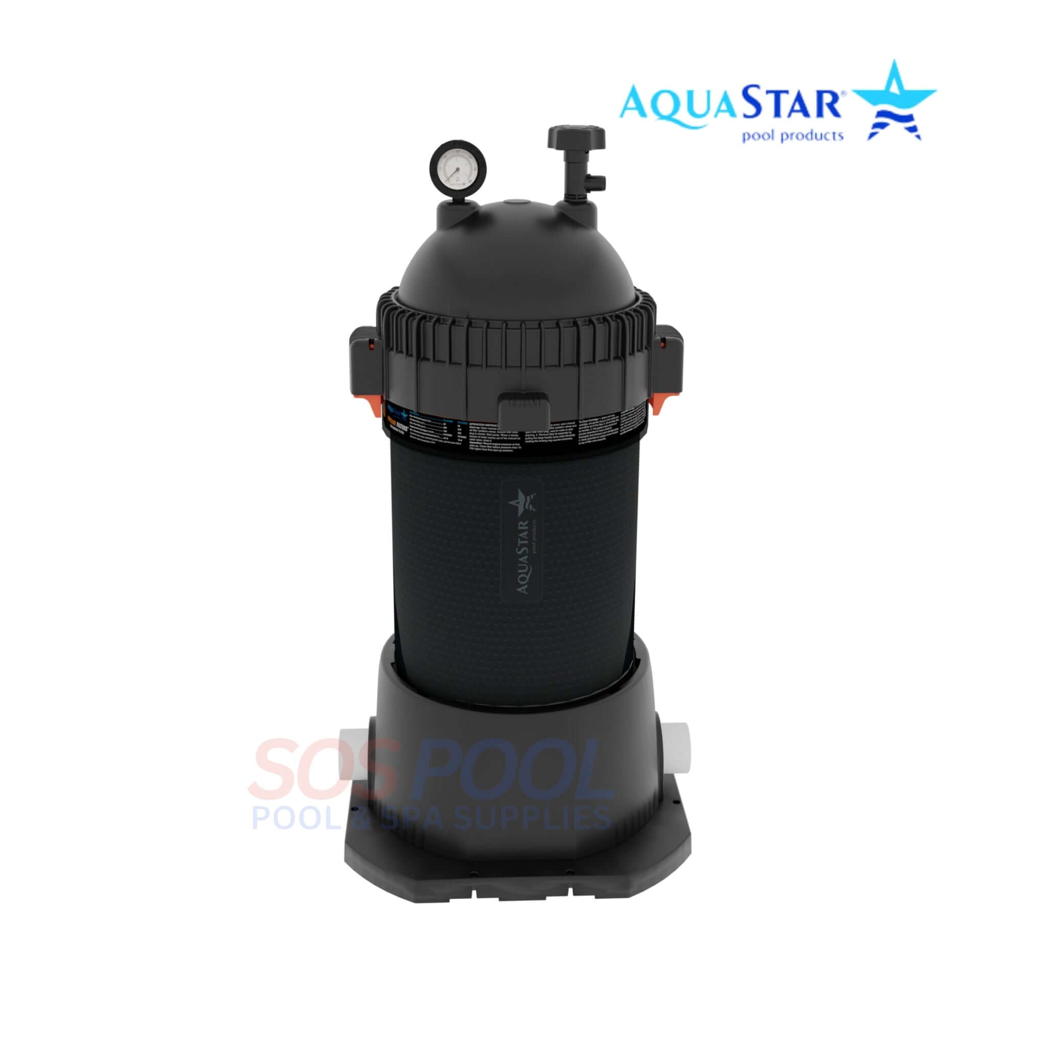 AquaStar Pool And Spa Pipeline Cartridge Filter | 27,000 Gallon | 200 sq ft | PLF27000