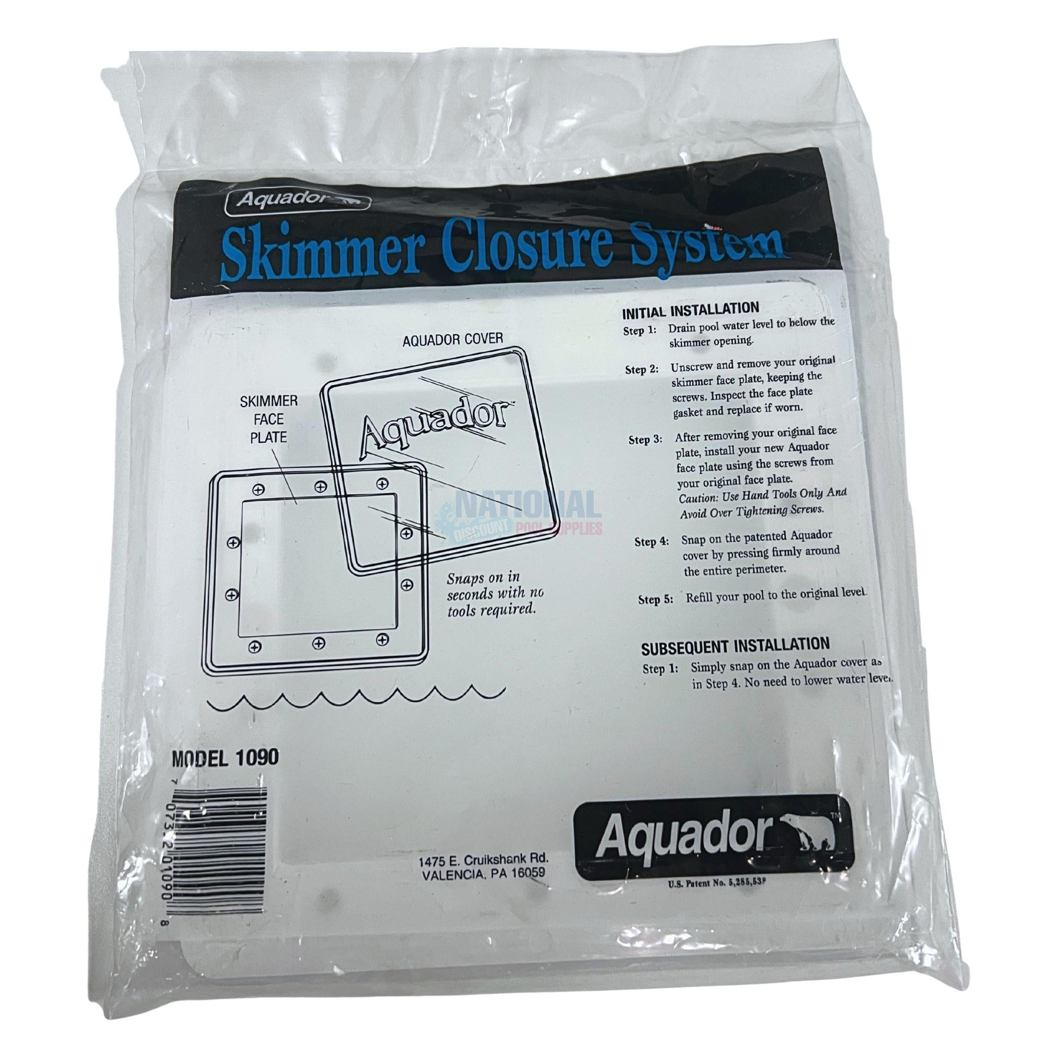Aquador Skimmer Kit Standard Size for Above Ground Pools