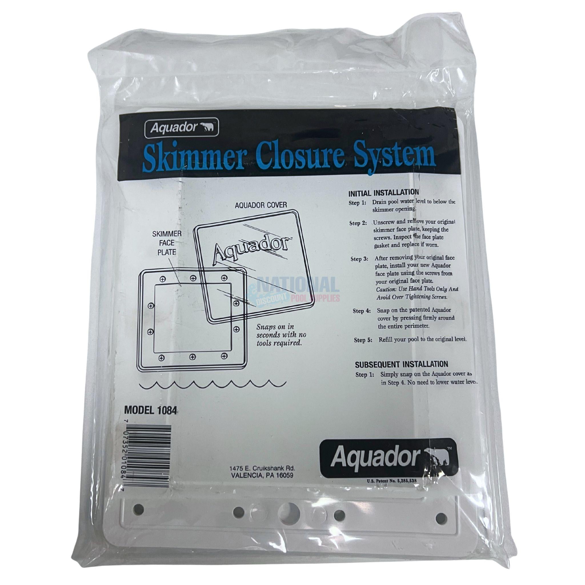 Aquador Skimmer Kit for Standard In-Ground Pool Skimmers