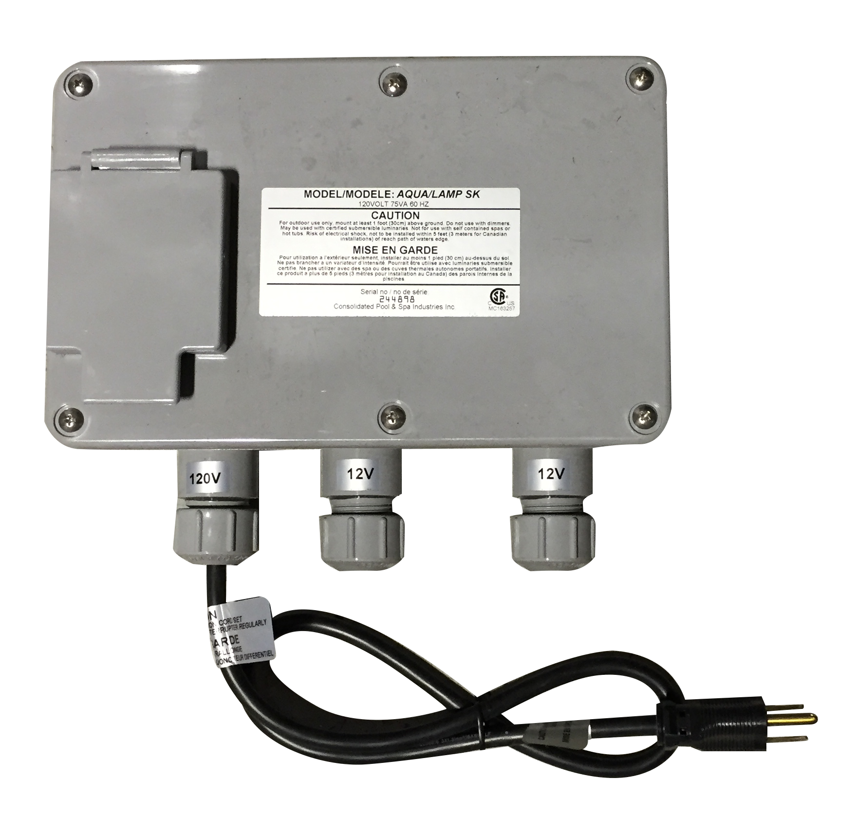 AquaLamp Dual Transformer 140 Watt - AL152