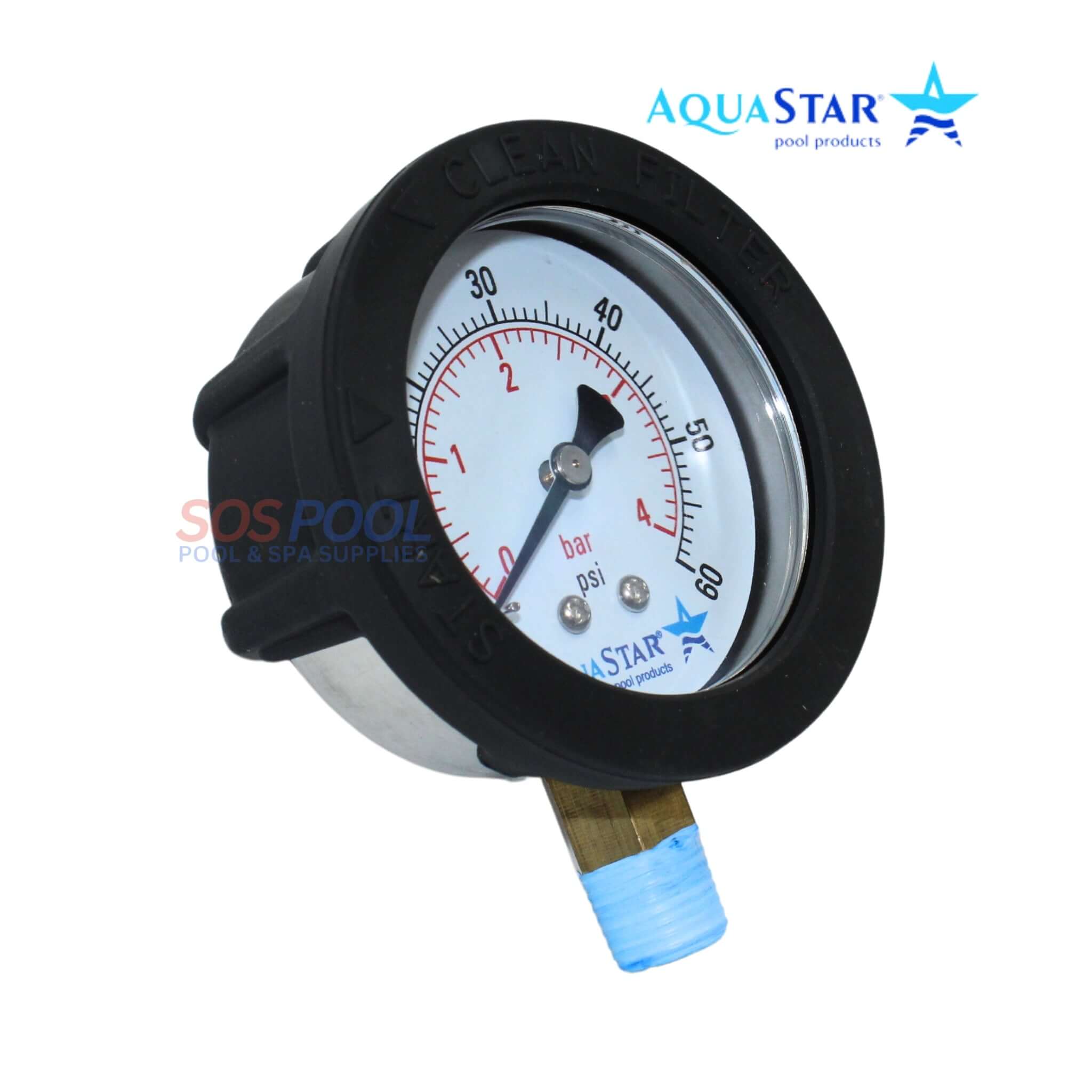 Aquastar Pressure Gauge For PLF27000 And PLF35000 Pipeline Filters | PF2011
