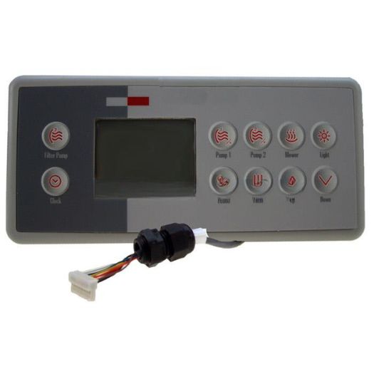 BDLTSC410K Gecko Control PanelTSC410KGE1 10 Button Panel with 8 Pin Connector