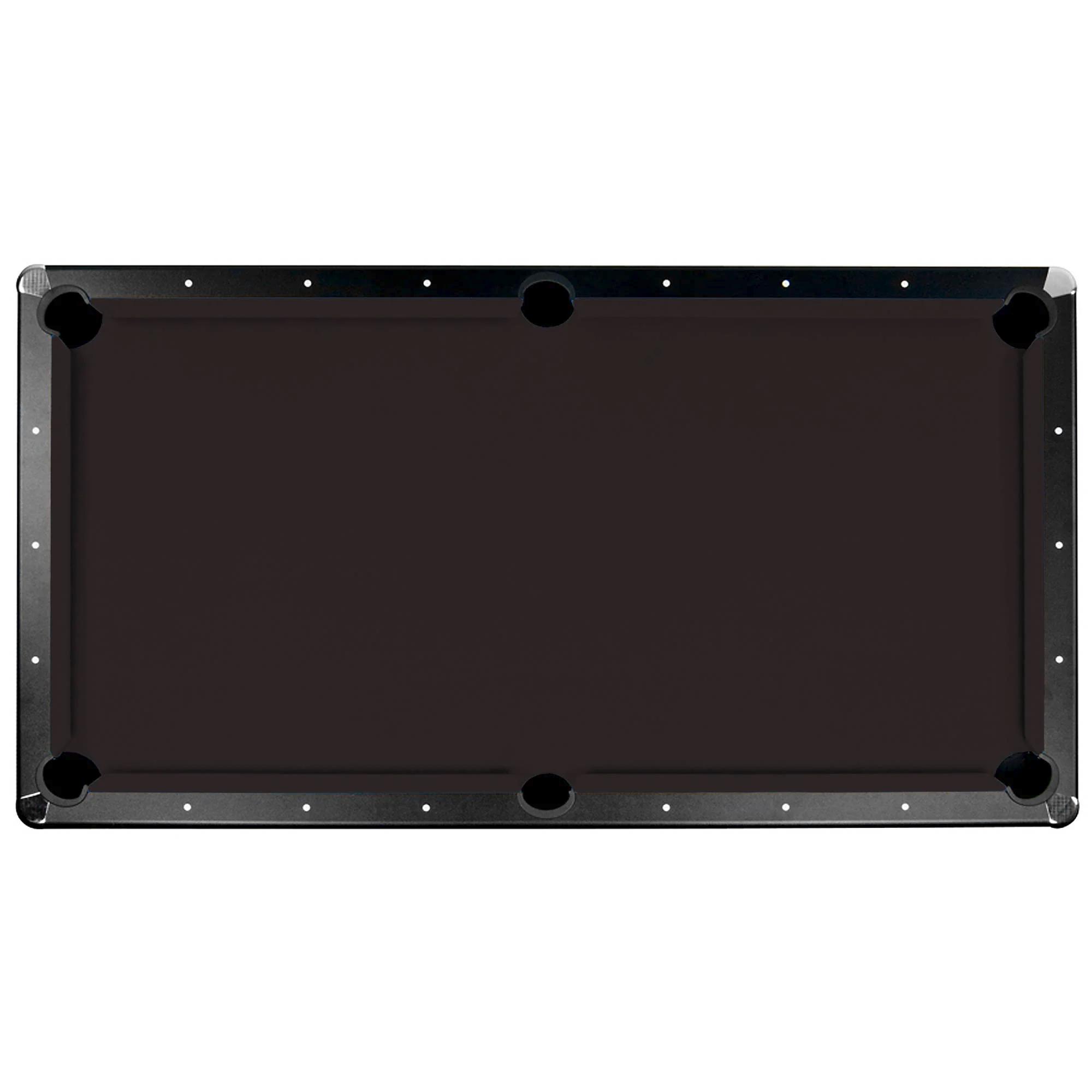 Saturn II Billiard Cloth Pool Table Felt - 8-ft - Black