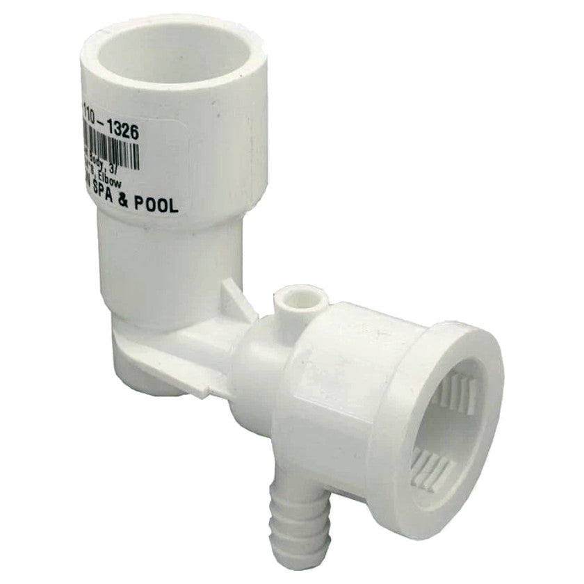 46927300 BalboaEuro Jet Body Elbow 3/8" B x 1/2-3/4" S