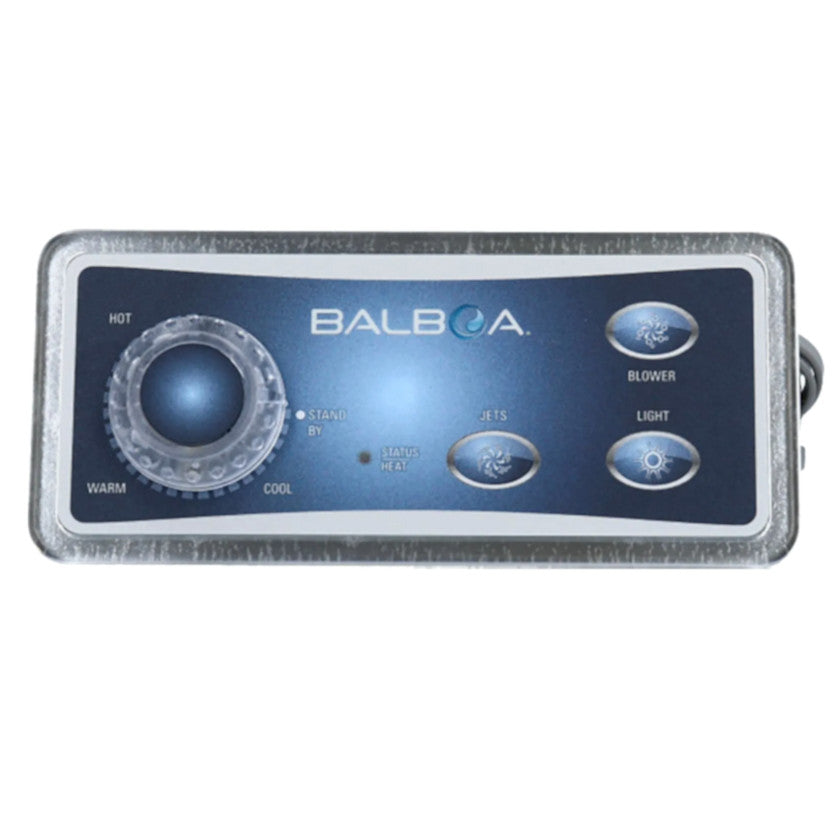 51221 BalboaTopside Control, Duplex Analog, 3-Btn, w/Temp Knob (NLA)