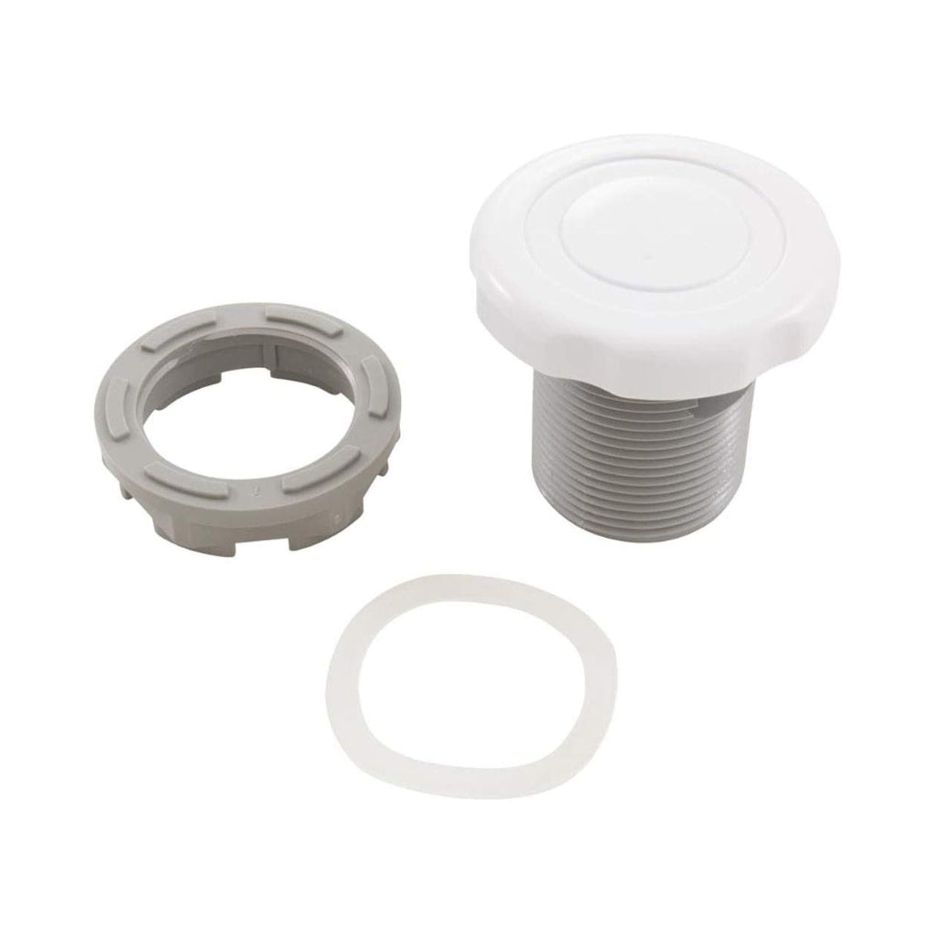 Balboa Water Group Bath Air Control, 1", Silent, with Scallop Cap, White | 13565