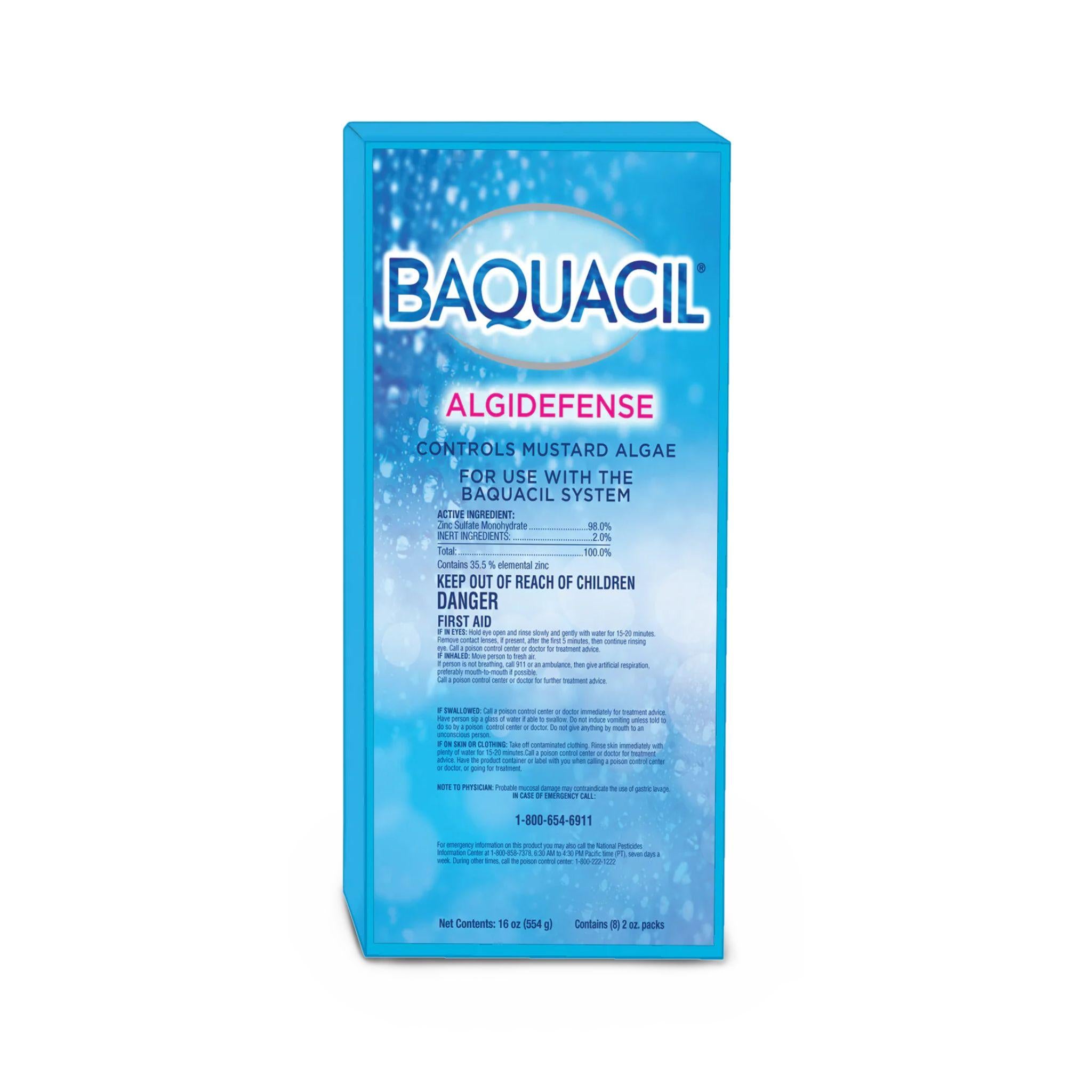 Baquacil AlgiDefense - Box of 8 2-ounce Pouches