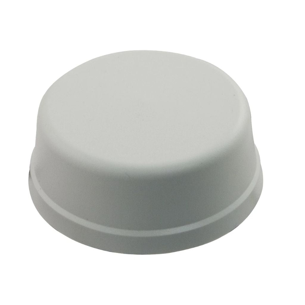 Herga Mushroom Air Button, 2-9/16", 1/4" HS, White | 6439-CZZZ
