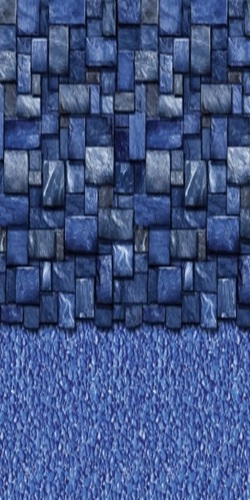 Latham 24' Round 52" Blue Slate EZ Bead Liner Uni-Bead