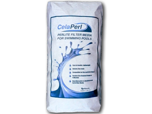 CelaPerl Perlite Filter Media – 25 lb. bag