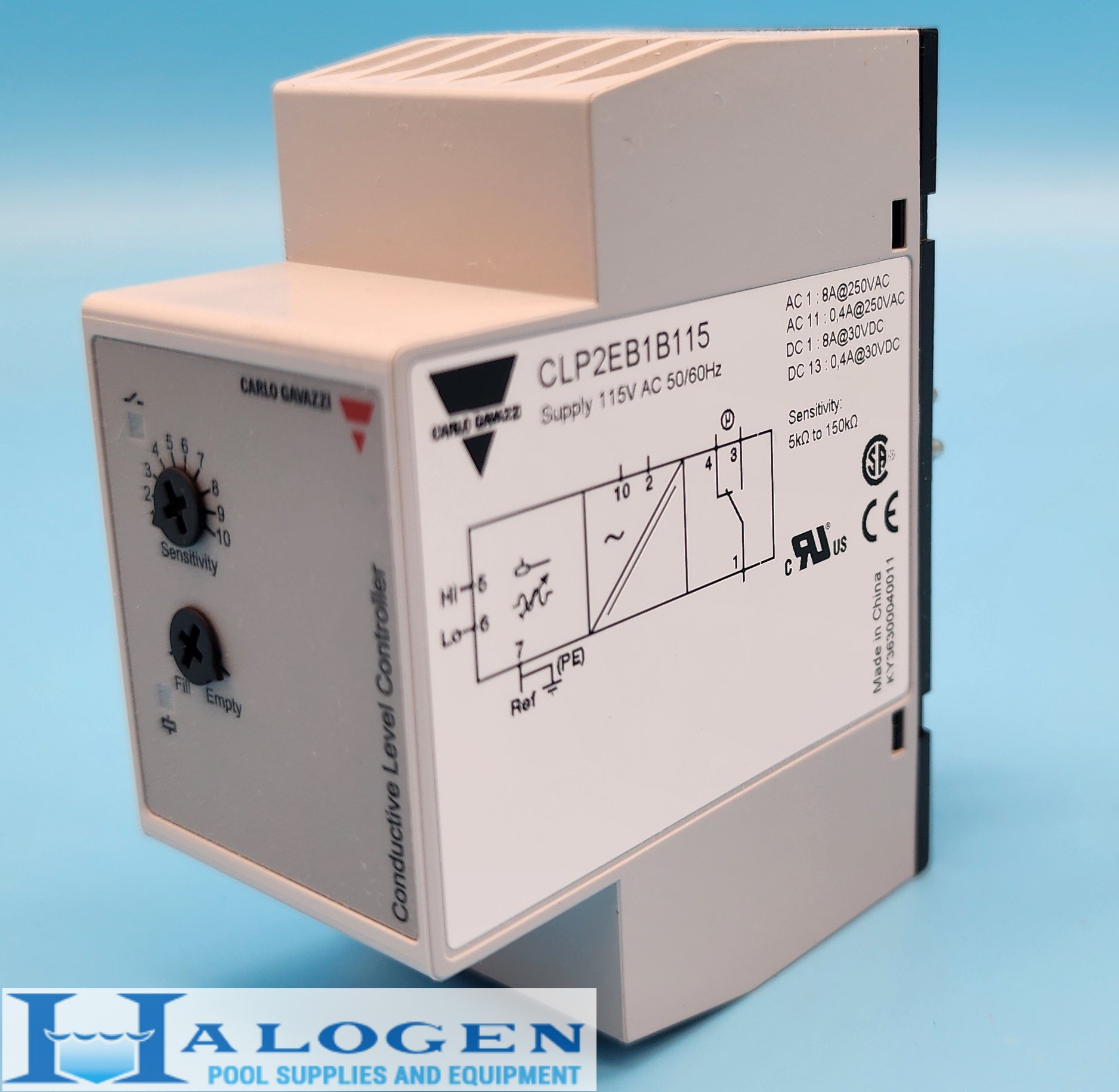 Carlo Gavazzi Level Controller 115 volt, 11-pin