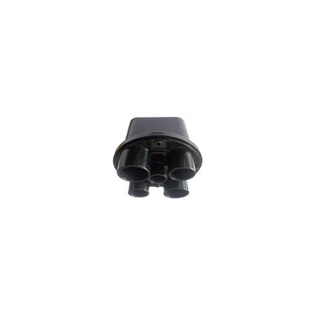 Consolidated Thermocraft J-Box, Double Fixture, 5-Hole, Black | JBP57510