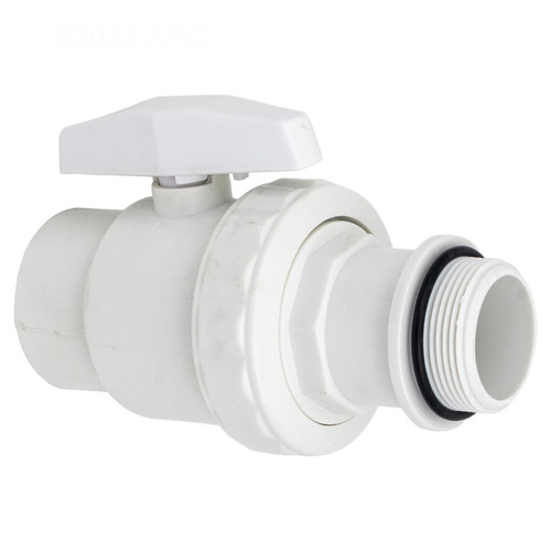 Custom Molded Products Ball Valve, Unionized, CMP, 1.5"fpt x 1.5"mpt | 25802-651-000