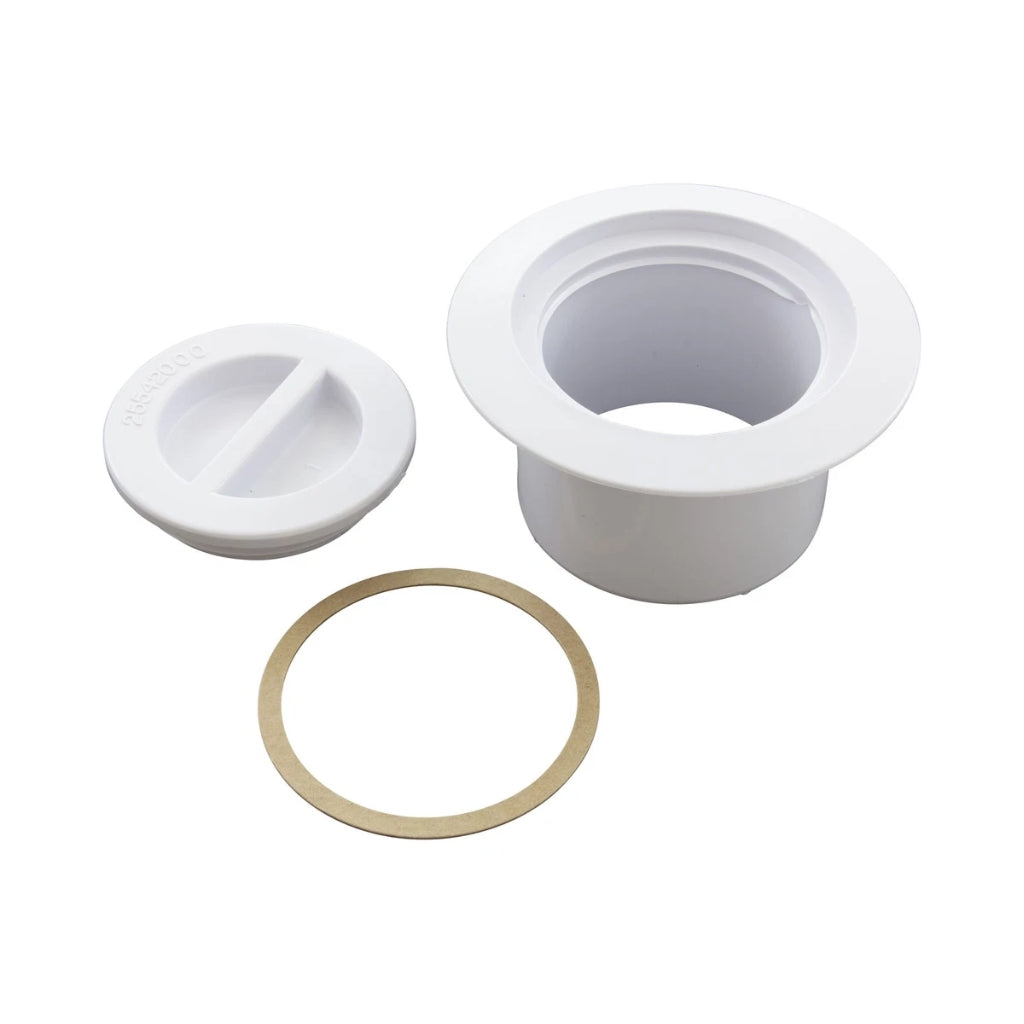 Custom Molded Products Volleyball Flange & Flush Cap, White | 25571-000-000