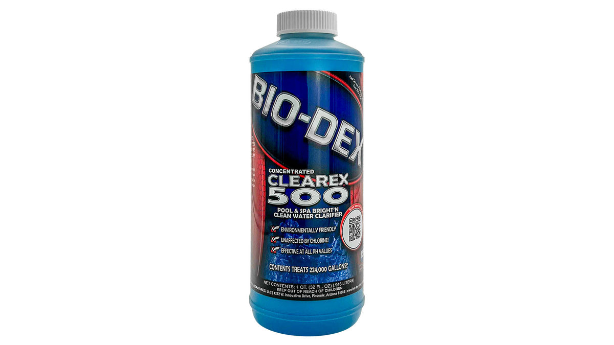 Bio-Dex Clearex 500 Pool Water Clarifier – 1 qt | CX532Bio-Dex Clearex 500 Pool Water Clarifier – 1 qt | CX532