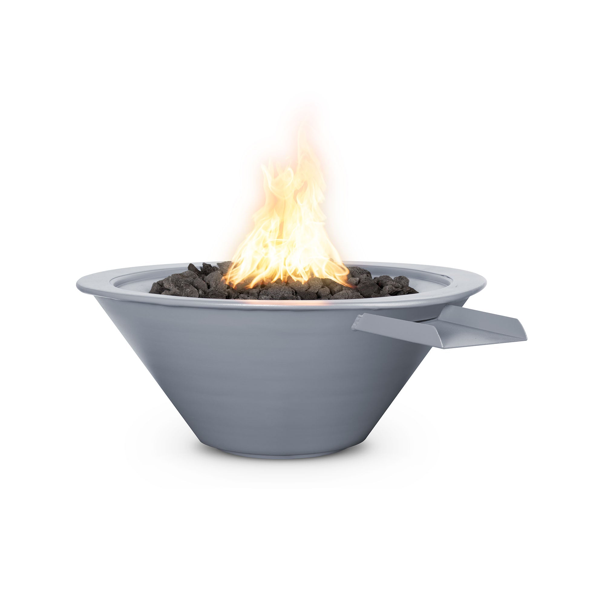 The Outdoor Plus | Cazo Fire & Water Bowl– Metal Powder Coat | 24", 30", and 36" | Multiple Finish Options | Natural Gas | 4 week lead time
