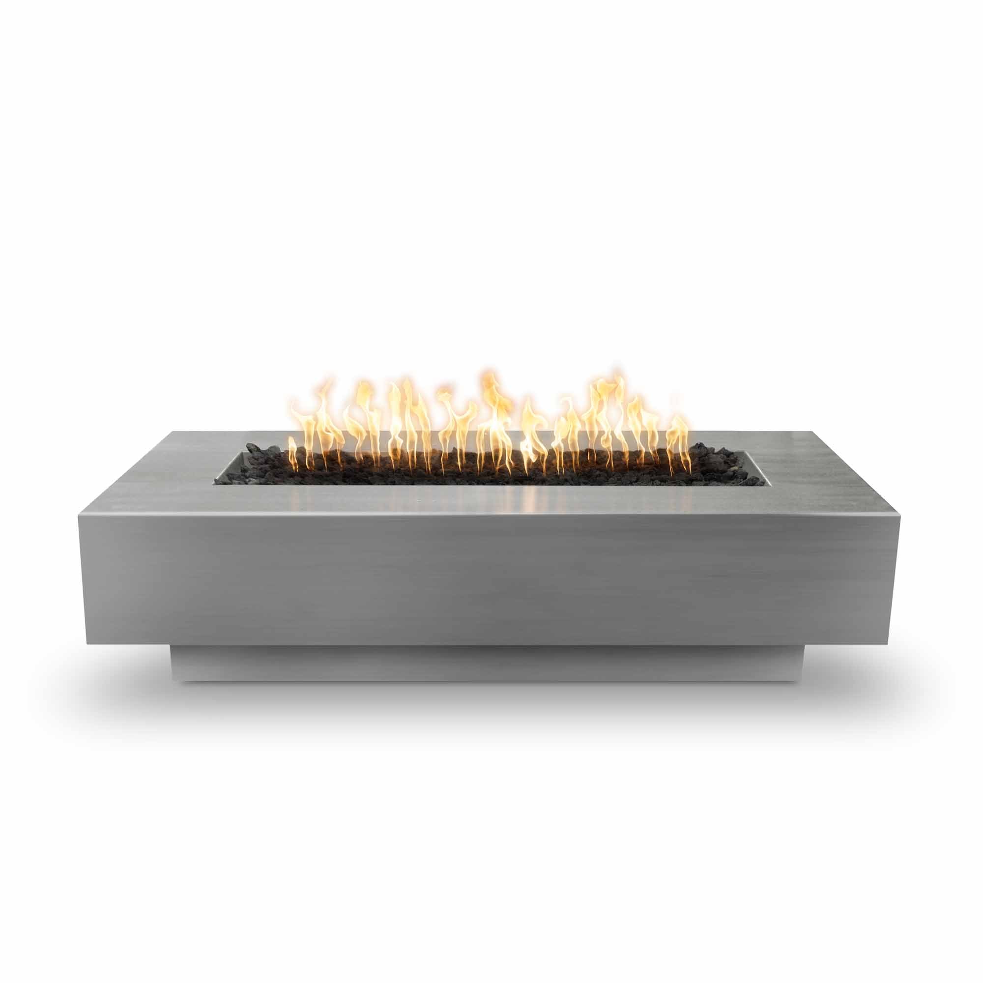 The Outdoor Plus | Coronado Fire Pit - Stainless Steel | 48", 60", 72", 84", 96", 108" | Liquid Propane or Natural Gas | 4 week lead time