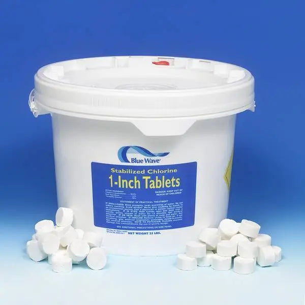 1" Tri-Chlor Chlorine Tablets 25 lb. Pail