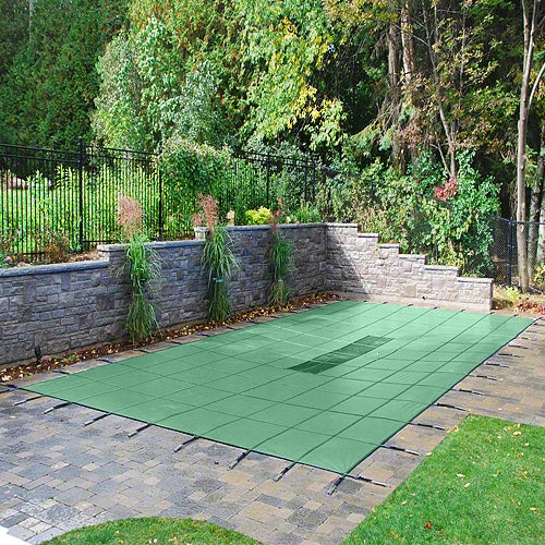 Yard Guard Aquamaster Safety Cover- 20 X 40' - Green