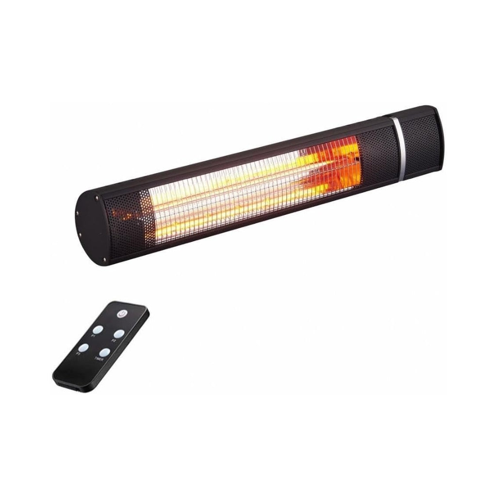 RADtec Golden Tube Electric Patio Heater, 25", 1,500W, 110V | G15-IR-GEN-SRS