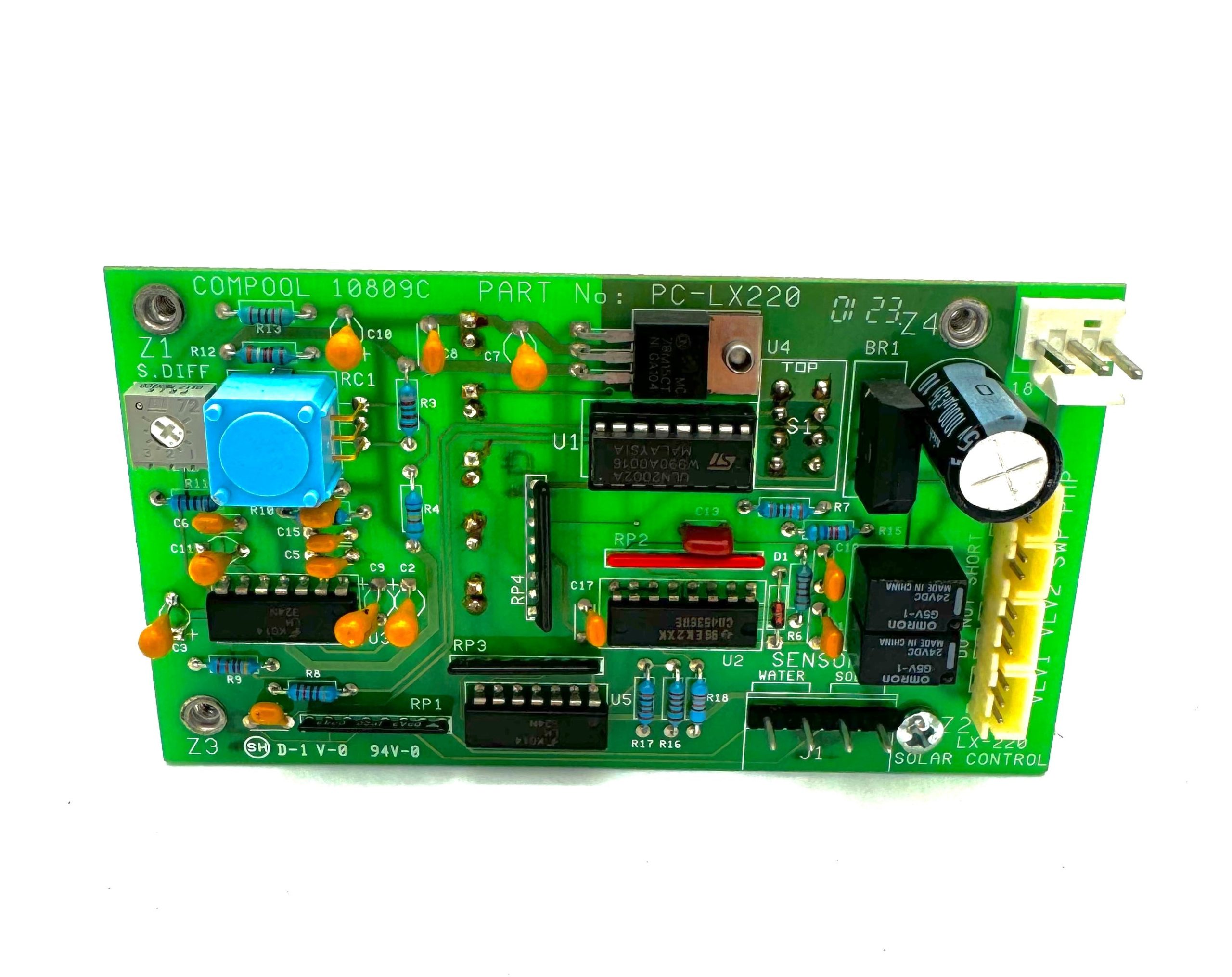 Pentair Compool | PC-LX220 | 1Replacement Circuit Board 10809C – For LX220 Systems (Open Box)