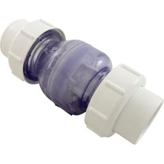 Flo Control Check Valve, 1-1/2", Clear | 1700C15