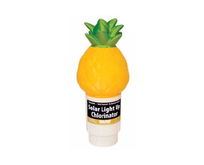 GAME Solar Pineapple Floating Chlorinator, 8 Hr After Dusk | 12427-6PK-E-01