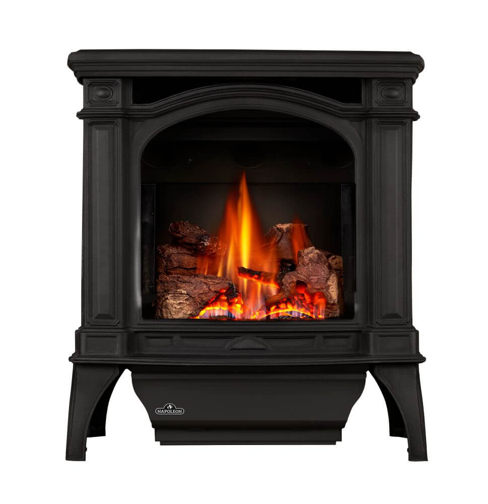 Napoleon Bayfield Gas Stove, Direct Vent, Metallic Black | GDS25NA-1