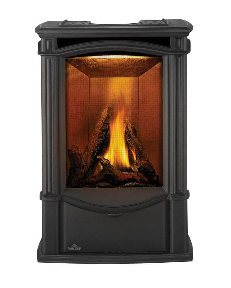 Napoleon Castlemore Gas Stove, Direct Vent, Natural Gas, Metallic Black | GDS26N-1