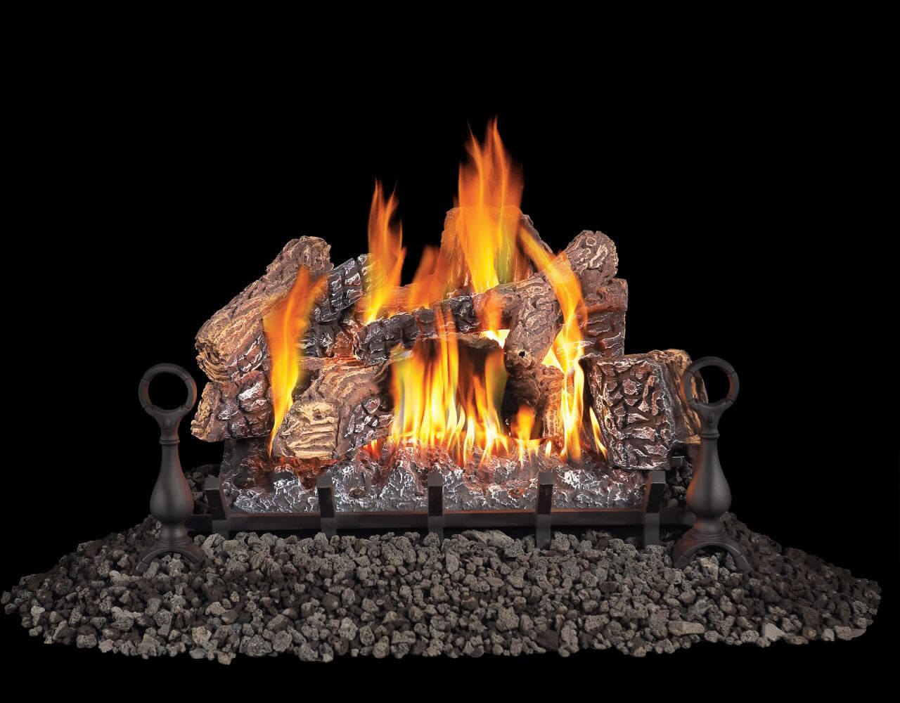 Napoleon Fiberglow 30 Gas Log Set, Electronic Ignition, Natural Gas | GL30NE