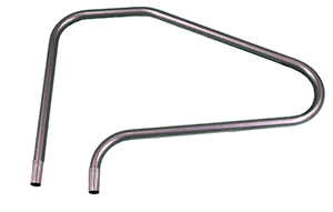 Global Pool Products GPPRLC494BNDSS 0.049 in. Classic 4 Bend Handrail Polished