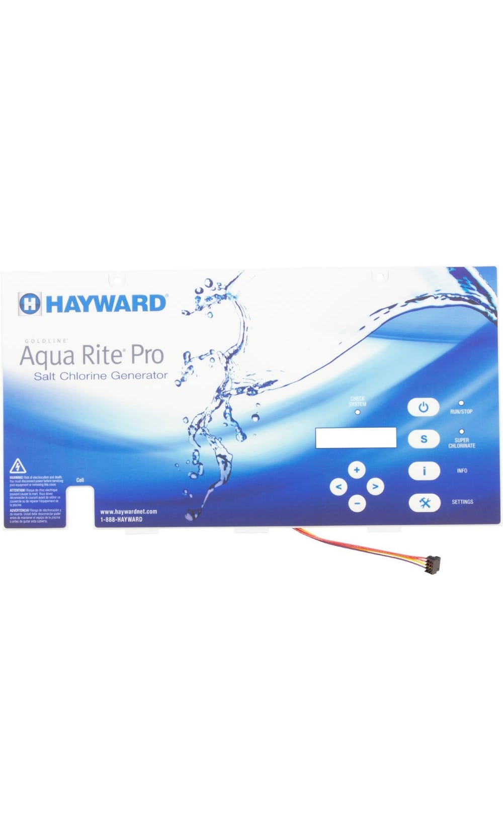 Hayward AquaRite Pro Display, Membrane Key Pad - GLX-AR-PRO-MEM