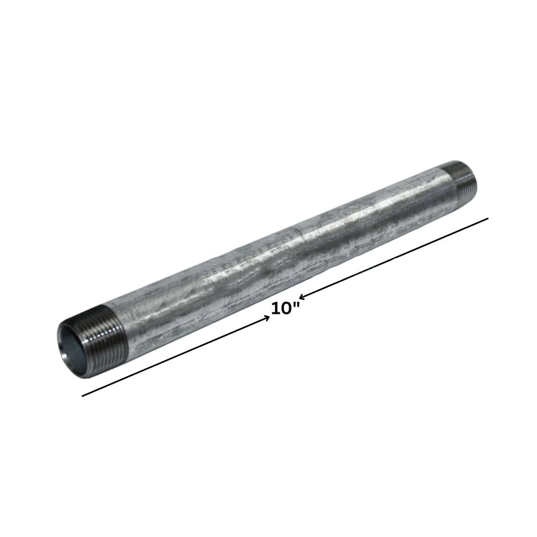 3/4" x 10" Galvanized Steel Pipe Nipple - MN-ZNG04103/4" x 10" Galvanized Steel Pipe Nipple - MN-ZNG0410
