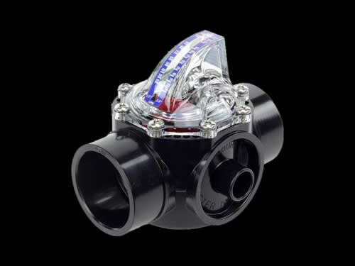 H2Flow Flow Meter with Check Valve, Velocity Scale, 2", Schedule 40 | FV-2