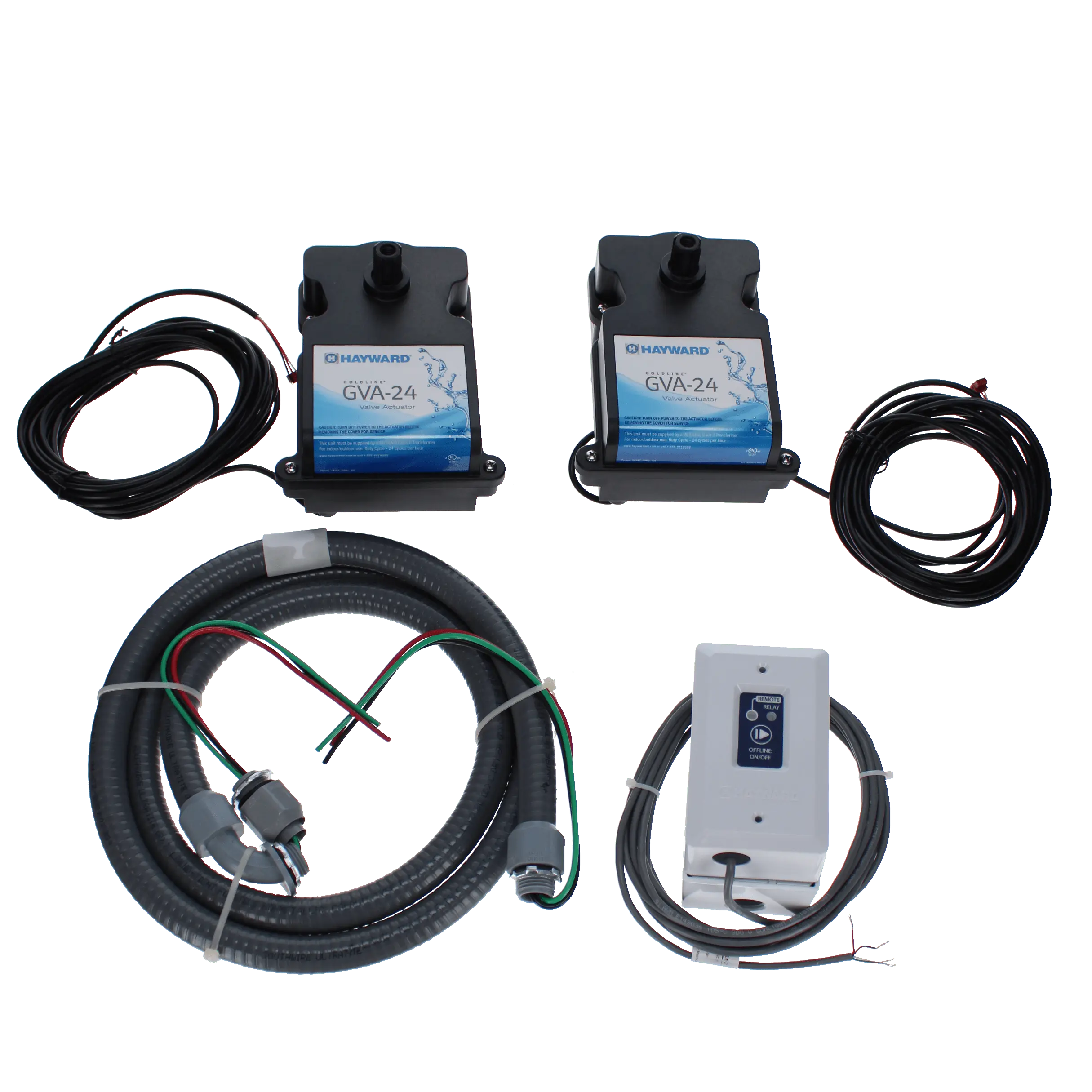 Hayward | HL485SPAKIT | Two Valve Actuators, 1 Smart Relay, J-Box & 6’ Whip Kit