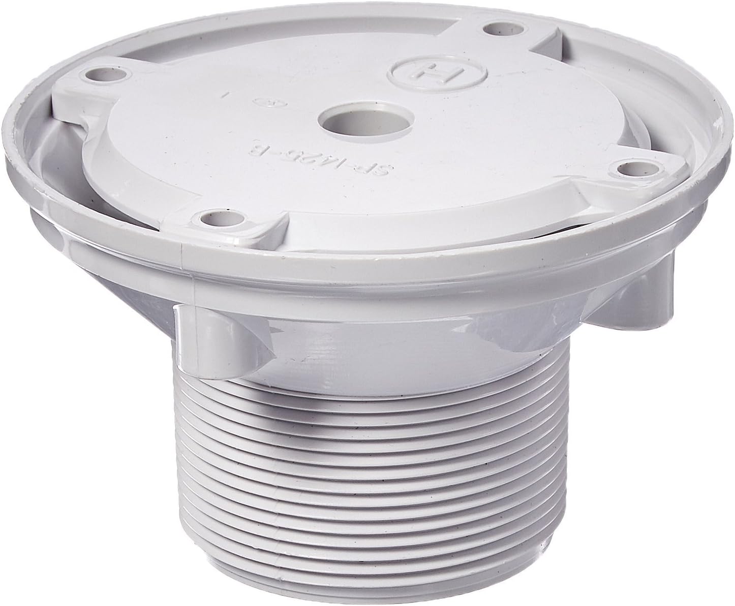 Hayward Adjustable Floor Return Inlet Fitting In-Ground White MIP x Socket ABS 1-1/2" x 2" | SP1425S