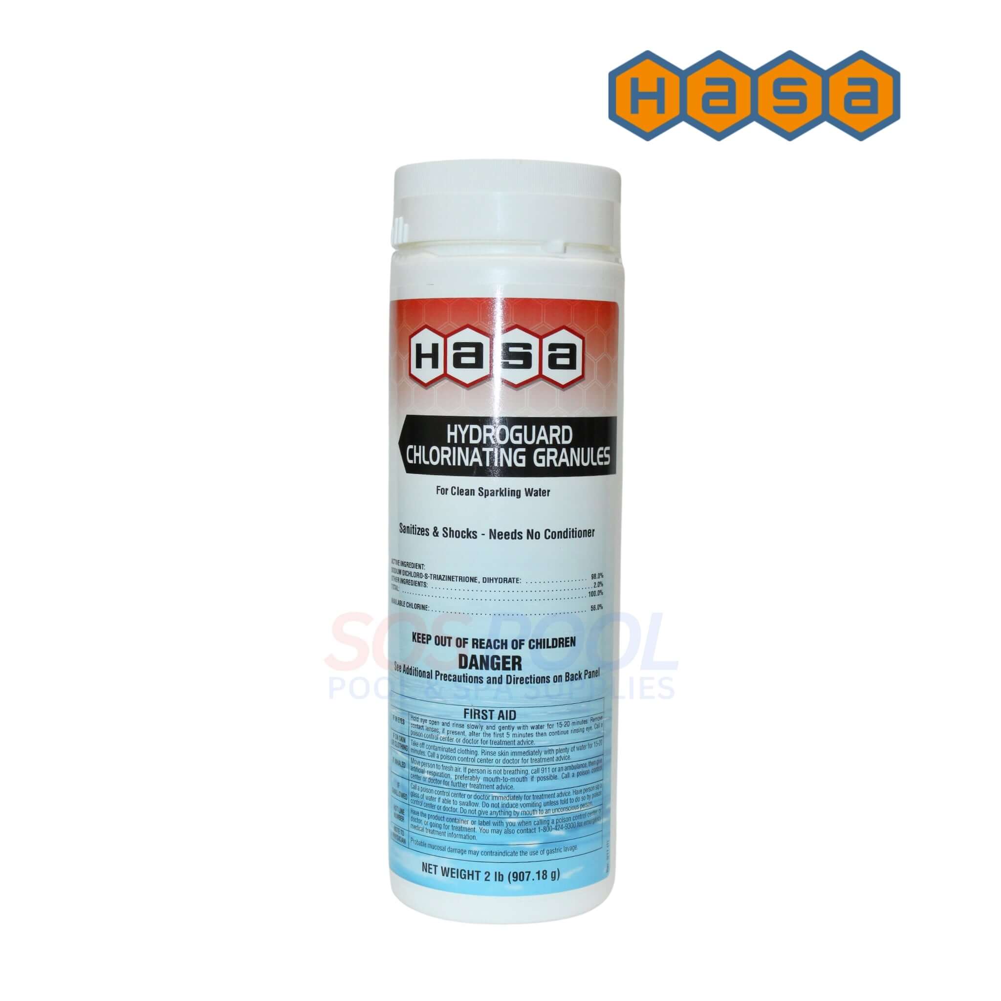 Hasa Hydroguard Sodium Dichlor Granules | 2 lbs. | 61602