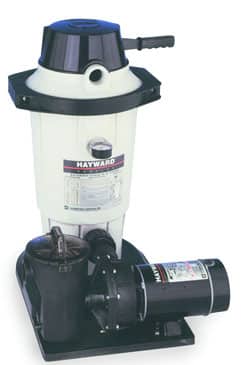 EC40 Hayward Perflex Above Ground Pool Filter (D.E.) with 1 Horsepower (hp) Pump