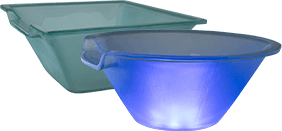Hayward LED-Ready WaterBowl Square, Clear (Tempered Glass) - WFBSQRCLR