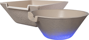 Hayward LED-Ready WaterBowl Round, Natural - WFBRRNDBRNZ