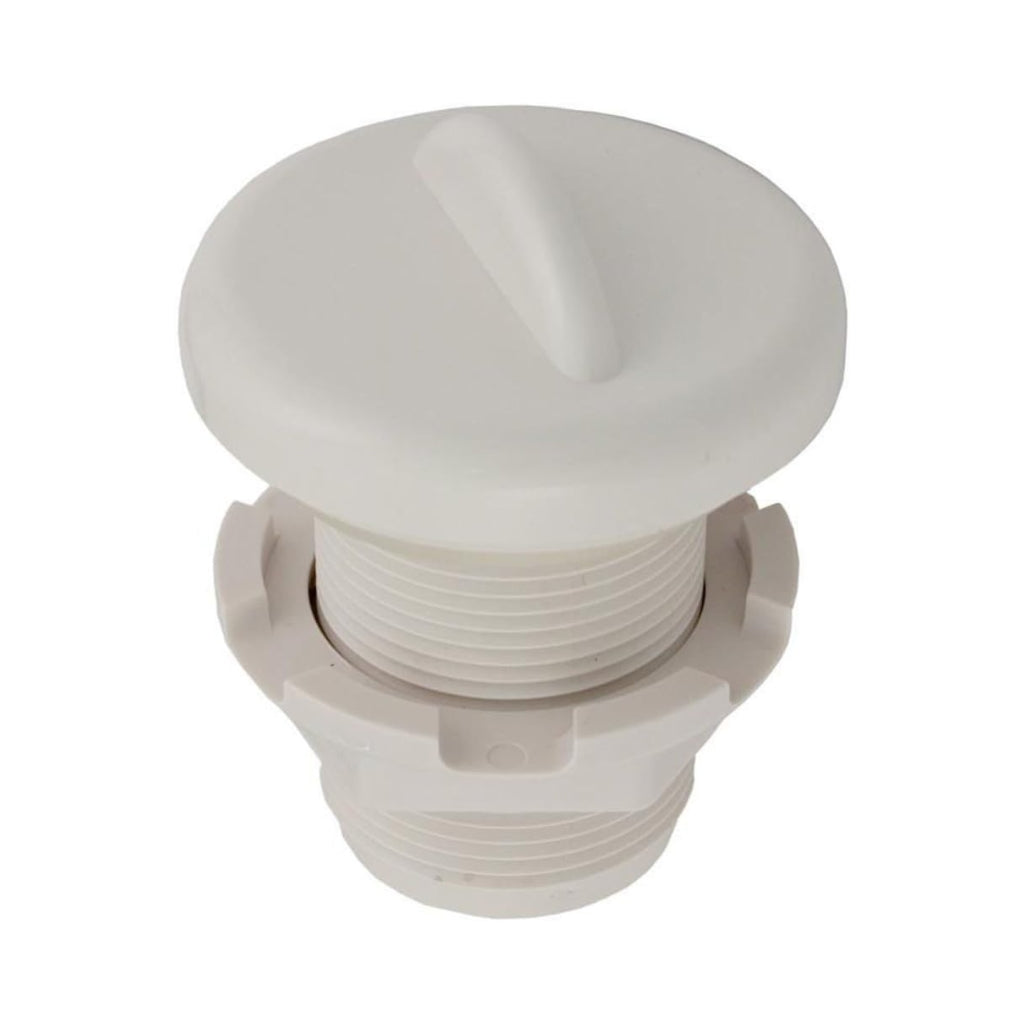 HydroAir Air Control Fitting, 1", White | 10-2100WHT