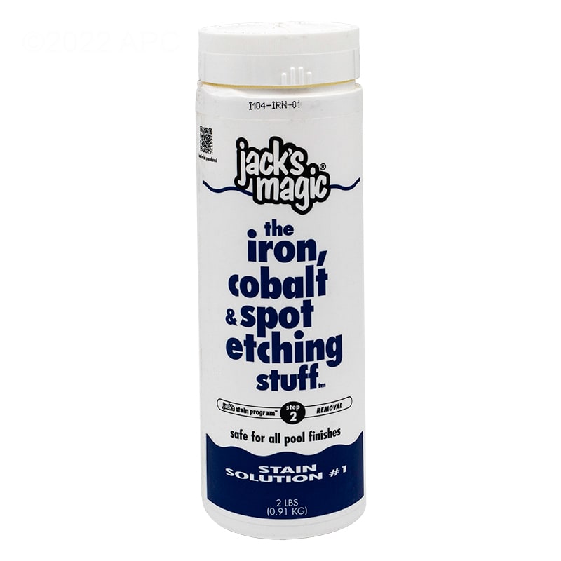 Jack's Magic 2 lb Bottle Stain Solution #1 The Iron, Cobalt, & Spot Etching Stuff