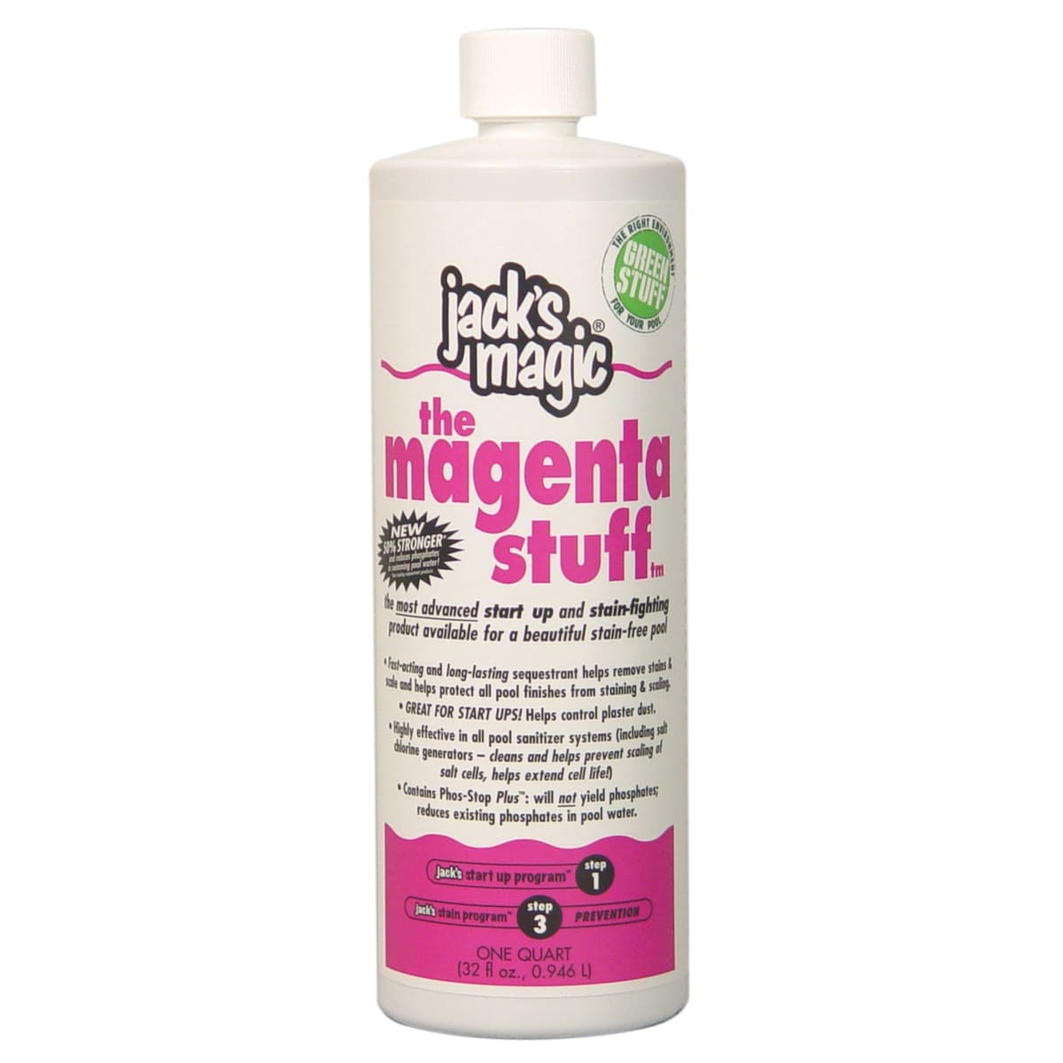 Jacks Magic Magenta Stuff Metal & Stain Remover, 32 fl-oz | JMMAGENTA032
