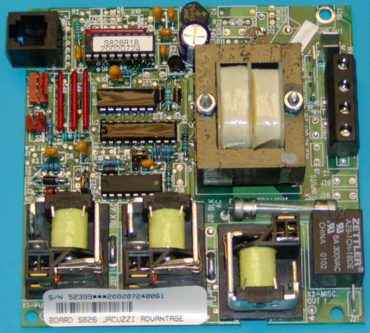 2600-024 JacuzziAdvantage Board S826 (NLA)