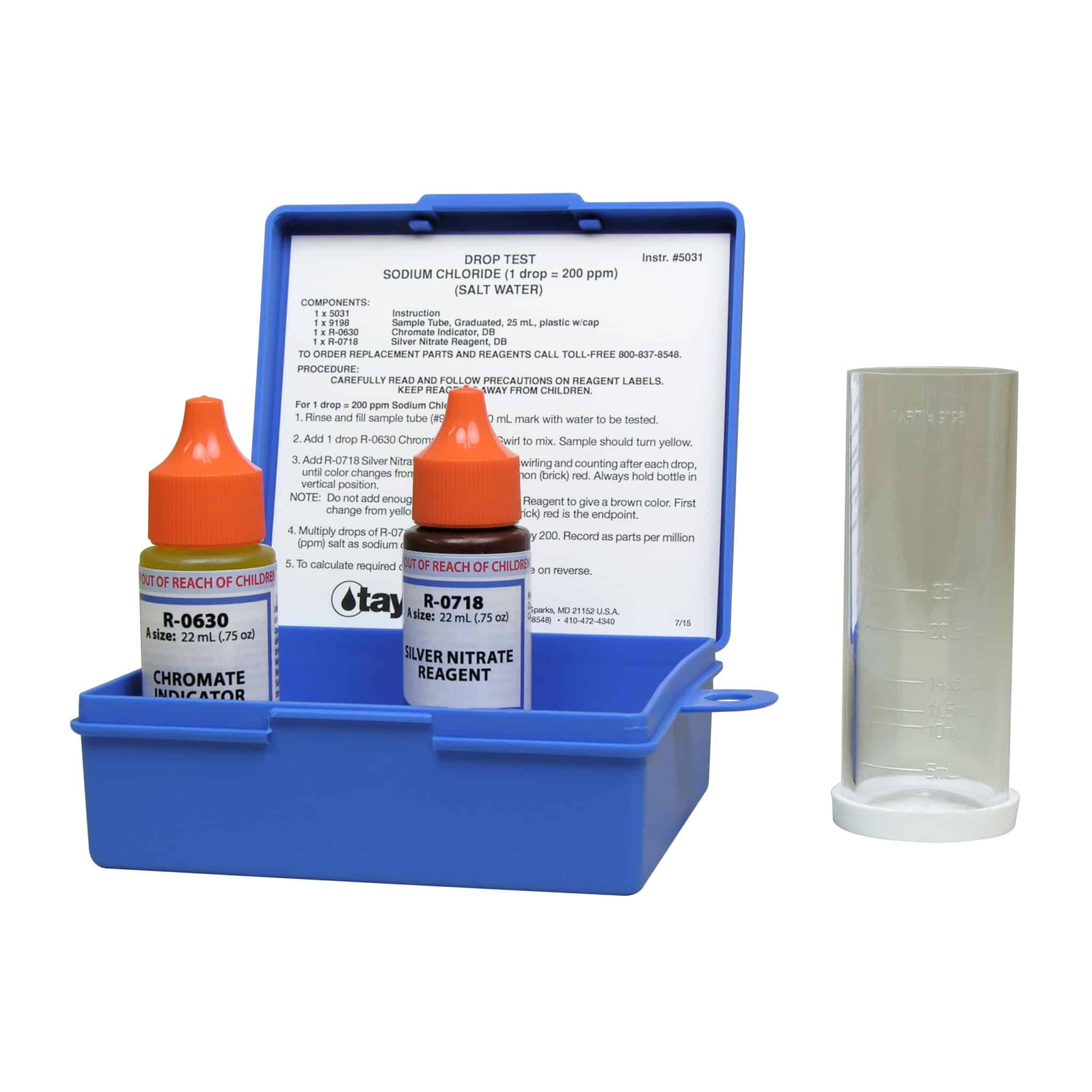 Saltwater Test Kit for Swimming Pools & Spas