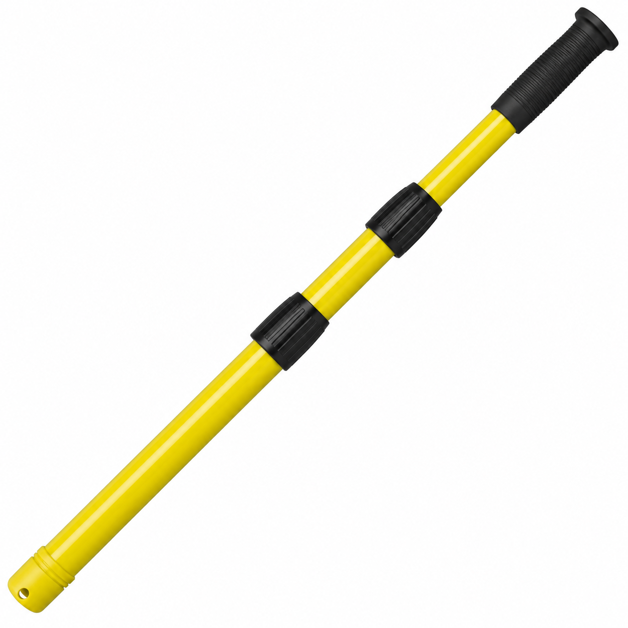 PoolStyle | K232BU/Y | 8'-16' Yellow/Black Fiberglass Telescopic Pole