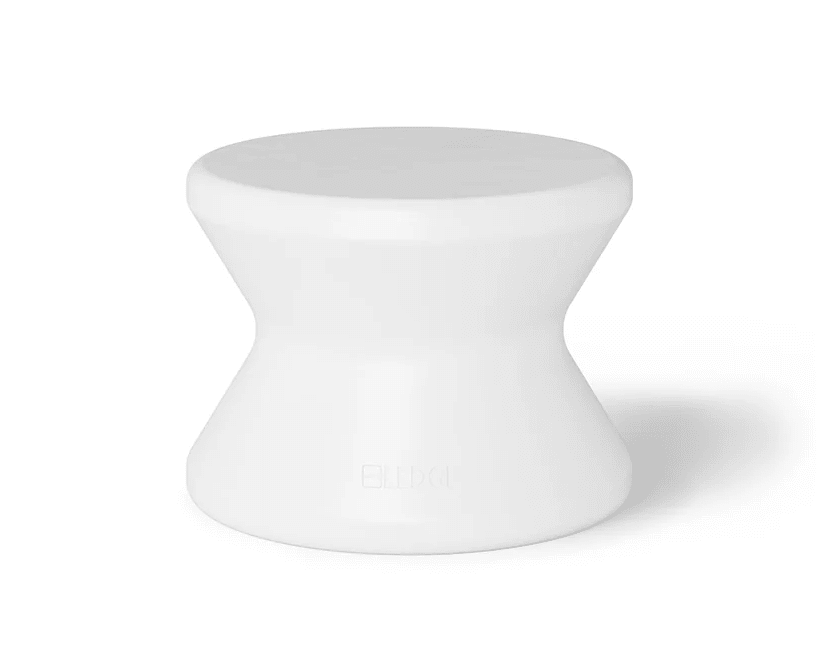 Ledge Lounger 14" White Signature Standard Side Table Without Umbrella Hole
